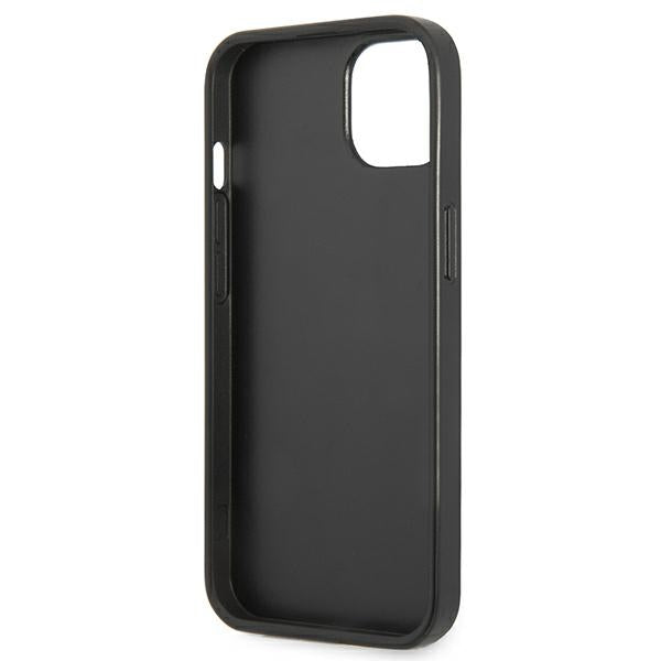 Karl Lagerfeld Allover geperforeerd - Cover voor iPhone 13 mini (zwart)