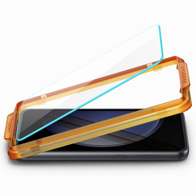 Spigen Alm Glas.TR 2-Pack - Gehärtetes Glas für Samsung Galaxy S23 FE (Klar)