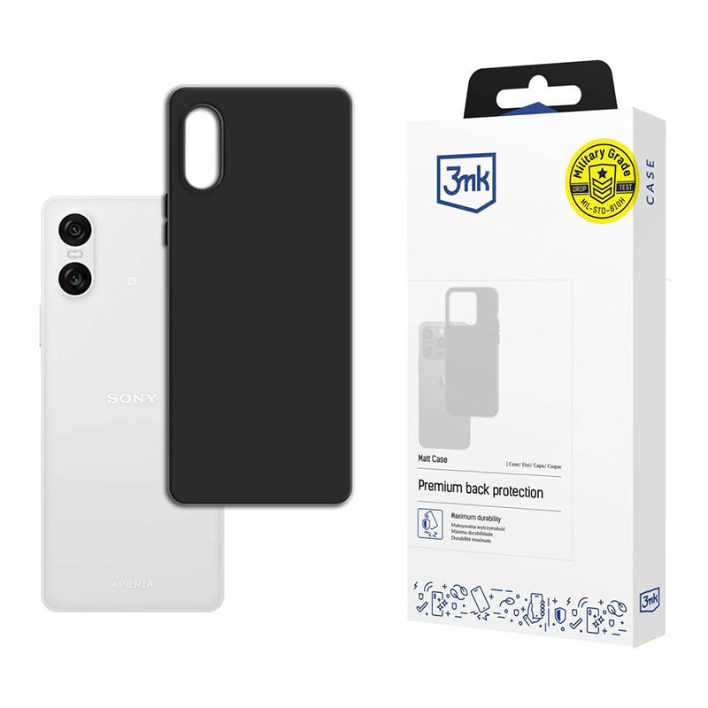 3mk Matt Case - Hoesje voor Sony Xperia 10 VI (Zwart)