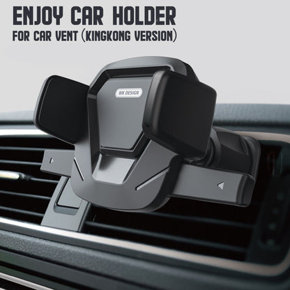WEKOME WP-U82 King Kong Series - Mechanical car holder for phones 4.7"- 6.5" (Black)