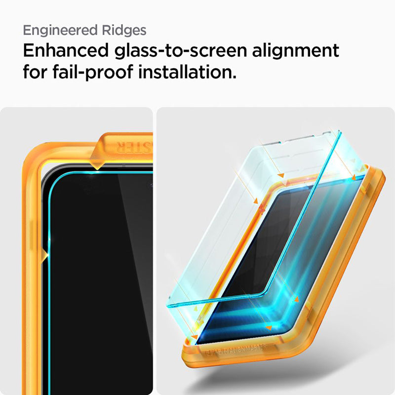 Spigen Alm Glas.TR 2-Pack - Gehärtetes Glas für Samsung Galaxy S23 FE (Klar)