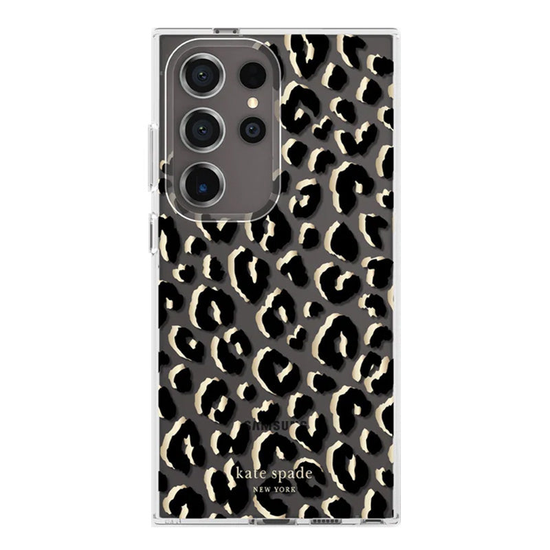 Kate Spade New York Protective Case - Samsung Galaxy S24 Ultra Case (City Leopard)