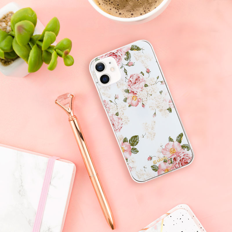 Crong Flower Case - Case for iPhone 12 Mini (pattern 02)