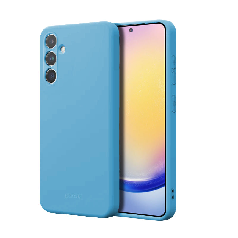 Crong Color Cover - Hoesje voor Samsung Galaxy A25 5G (Blauw)