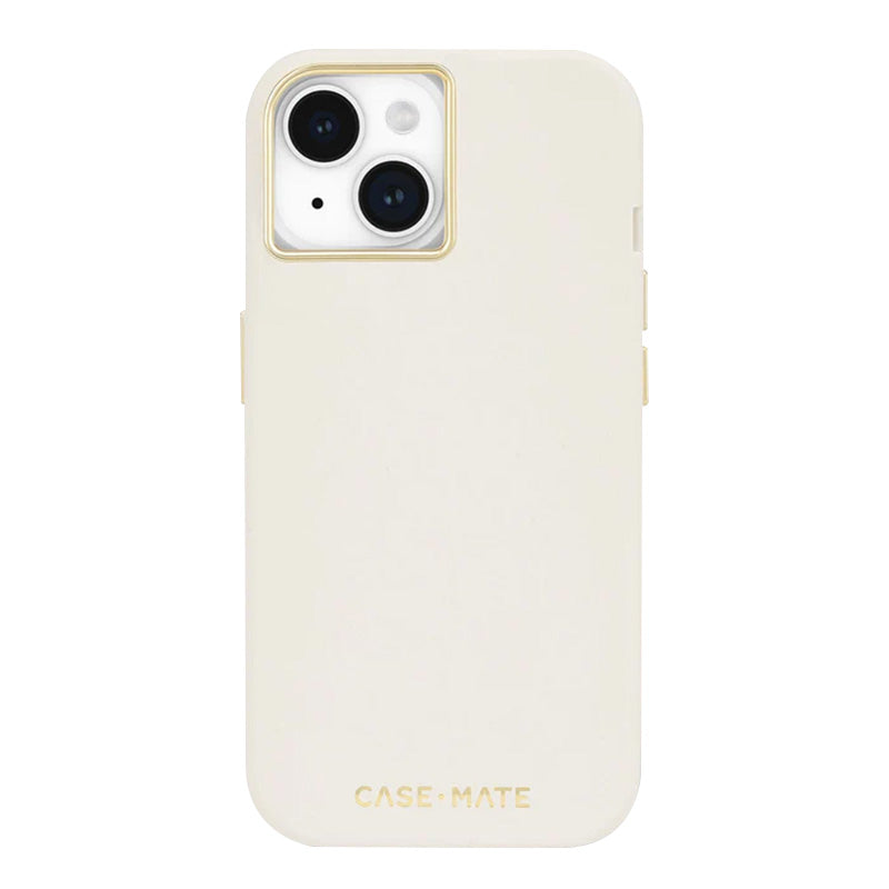 Case-Mate Siliconen MagSafe - Hoesje voor iPhone 15 / iPhone 14 / iPhone 13 (Beige)