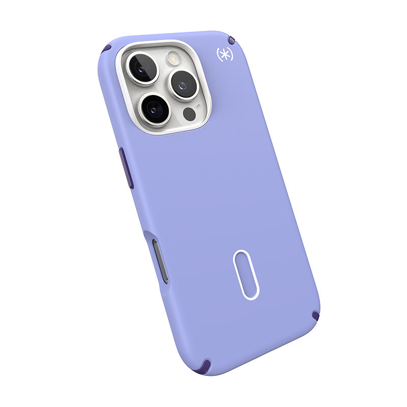 Speck Presidio2 Pro ClickLock &amp; MagSafe - Hoesje voor iPhone 16 Pro (Future Lavender / Cassis Purple / Wit)