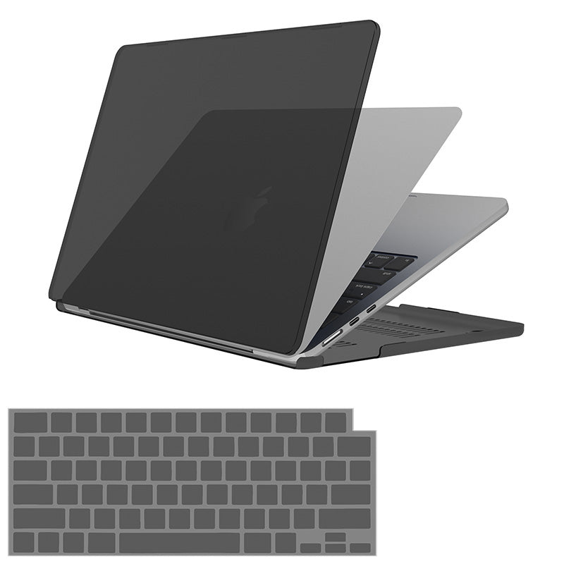 Case-Mate Snap-On Hardshell - MacBook Air 15" M2 (2023) hoes met toetsenbordoverlay (rook)