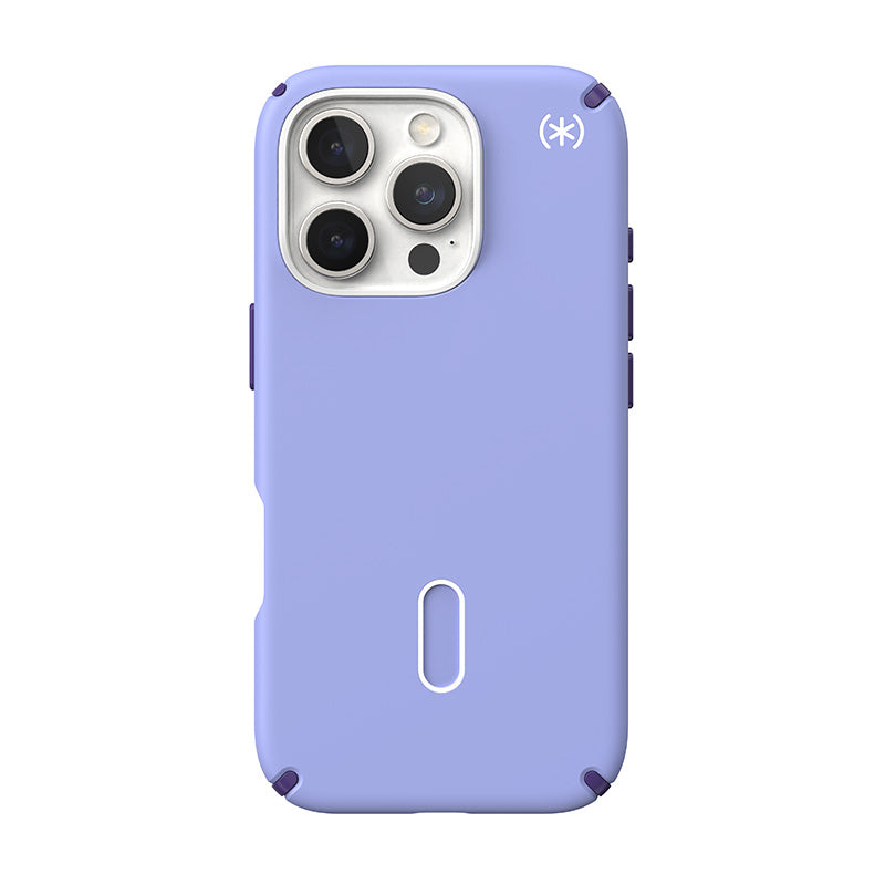 Speck Presidio2 Pro ClickLock &amp; MagSafe - Hoesje voor iPhone 16 Pro (Future Lavender / Cassis Purple / Wit)