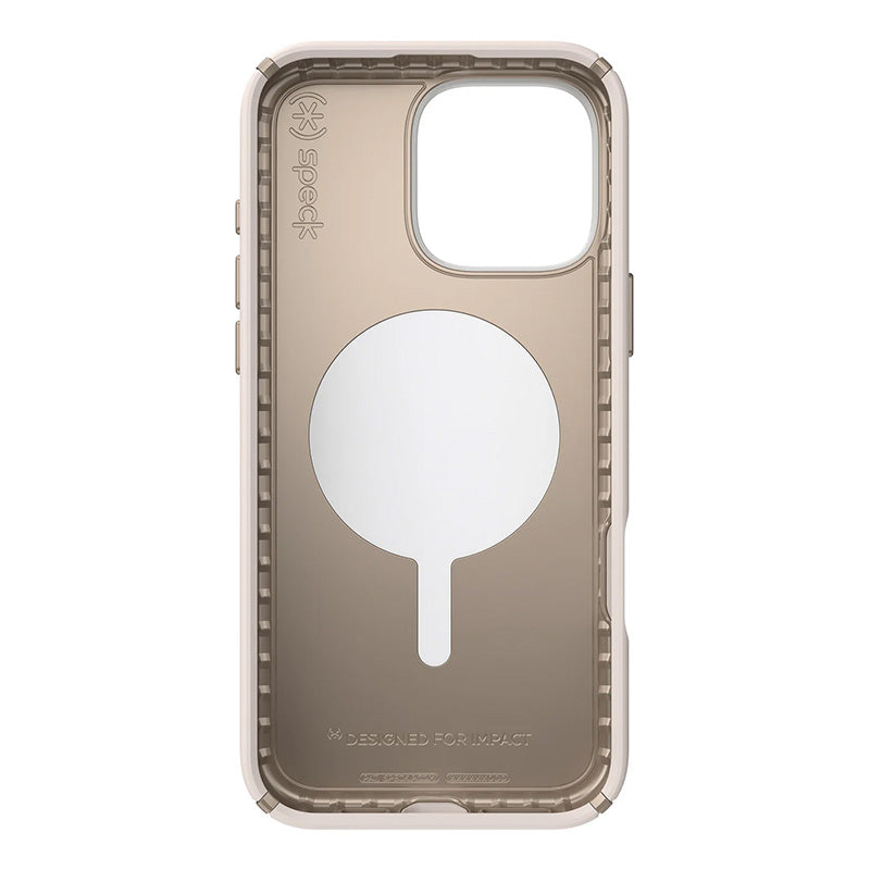 Speck Presidio2 Pro ClickLock &amp; MagSafe - Hoesje voor iPhone 16 Pro Max (Bleached Bone / Heirloom Gold / Hazel Brown)