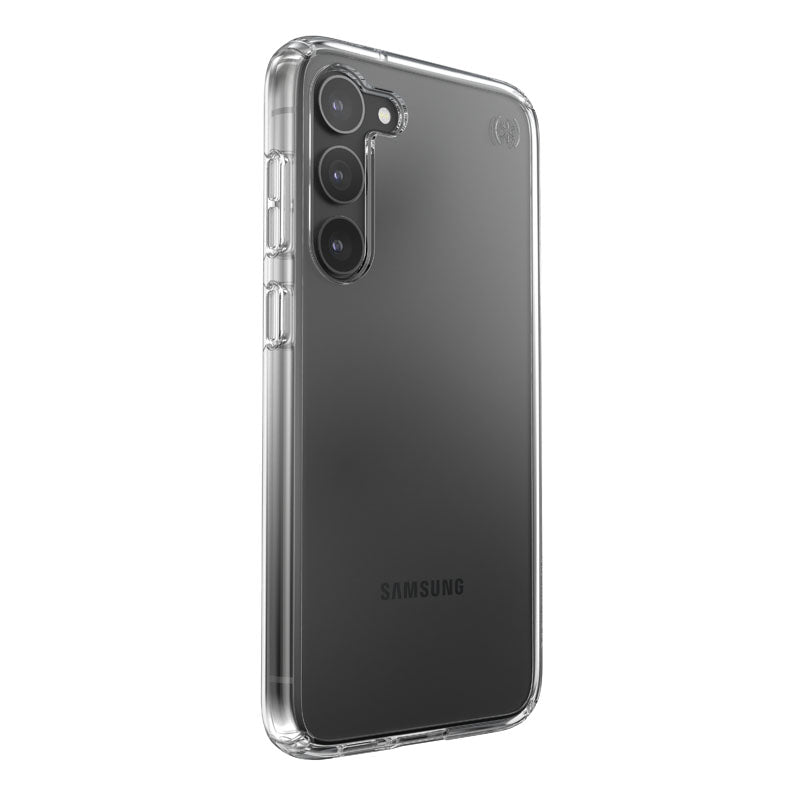 Speck Presidio Perfect-Clear - Case for Samsung Galaxy S23+ with MICROBAN coating (Clear)