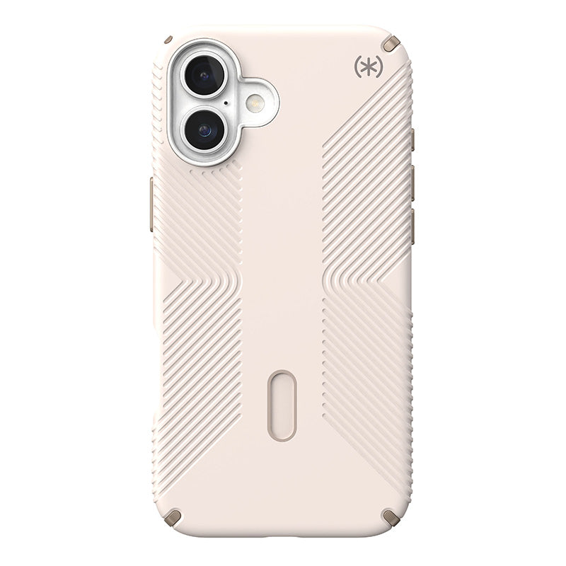 Speck Presidio2 Grip ClickLock &amp; MagSafe - Hoesje voor iPhone 16 Plus (Bleached Bone / Heirloom Gold / Hazel Brown)