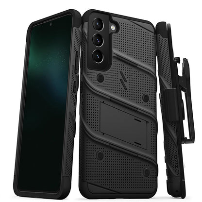 ZIZO BOLT Bundle Samsung Galaxy S22+ Hülle – Schwarz &amp; Schwarz