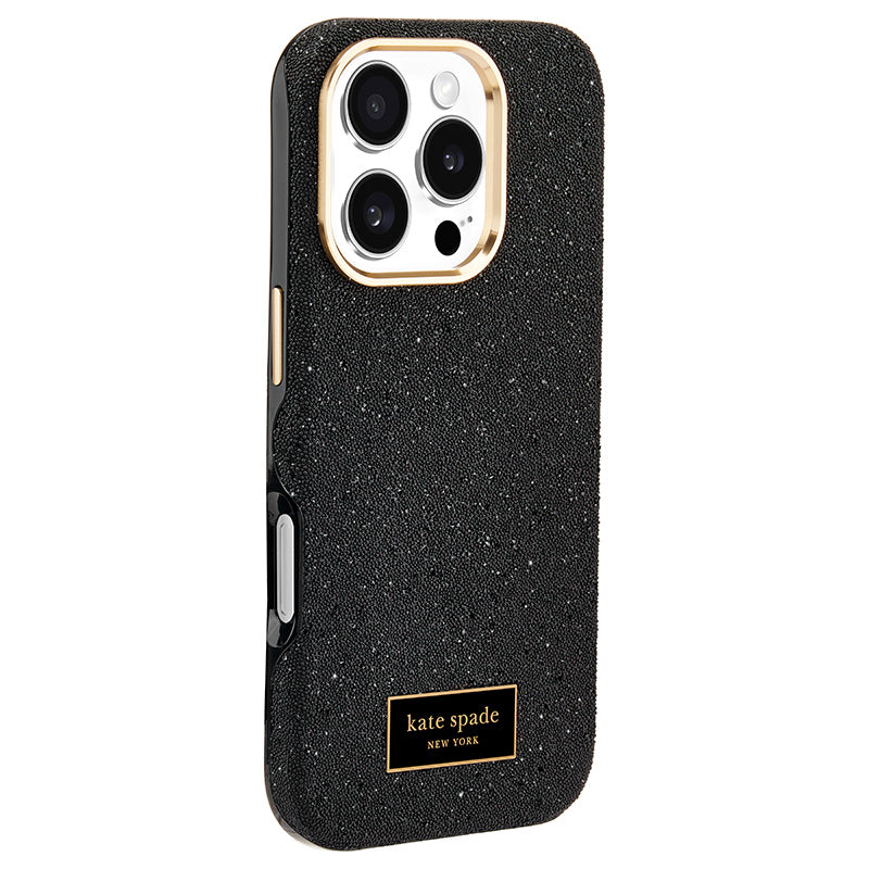 Kate Spade New York Crystal Pave MagSafe - Hoesje voor iPhone 16 Pro (Nightfall)