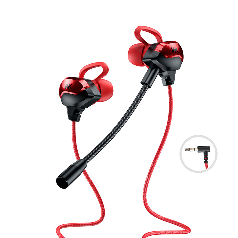 WEKOME ET-Y30 ET-serie - 3,5 mm jack bedrade hoofdtelefoon voor gamers (rood)