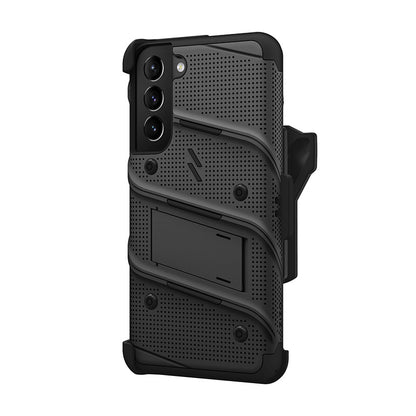 ZIZO BOLT Bundle Samsung Galaxy S22+ Hülle – Schwarz &amp; Schwarz