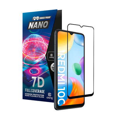 Crong 7D Nano Flexible Glass – Hybrid-Displayschutz mit vollständiger Abdeckung 9H Samsung Galaxy M13