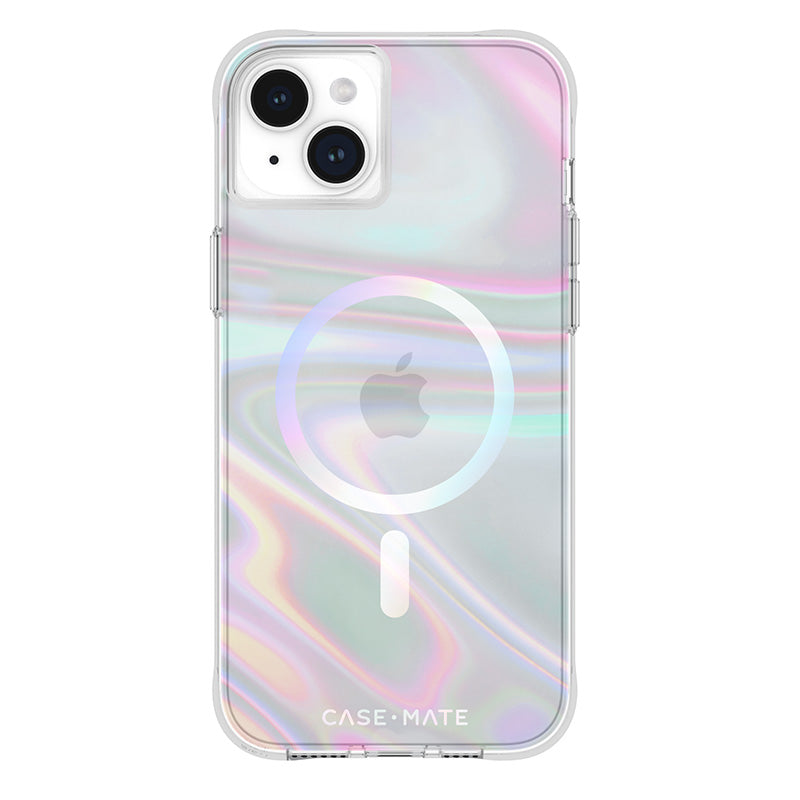 Case-Mate Soap Bubble MagSafe – iPhone 15 Plus Hülle (irisierend)