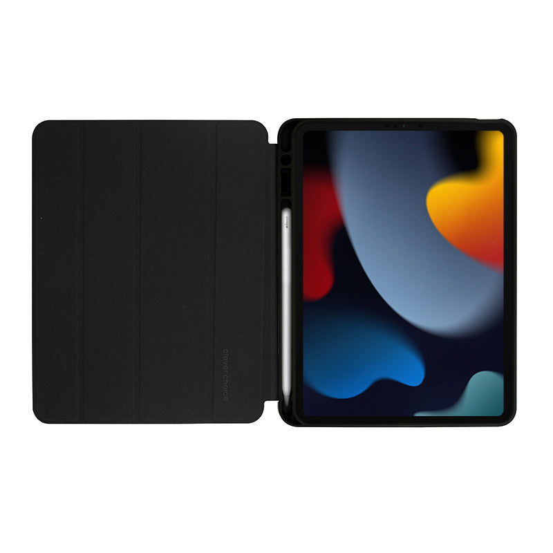 Crong FlexFolio  Case for iPad 10.2 (2021-2019) with Apple Pencil holder (Black)