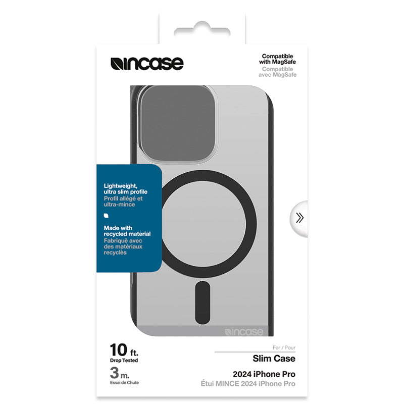 Incase Slim Case MagSafe - Hoesje iPhone 16 Pro (Zwart)