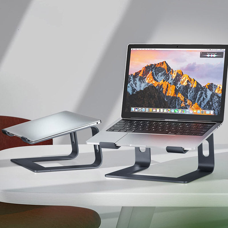 Crong AluBench - Aluminum laptop stand (Black)