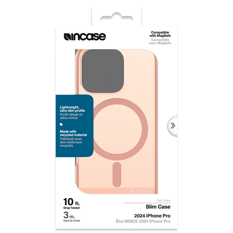 Incase Slim Case MagSafe - Hoesje iPhone 16 Pro (Blush Pink)