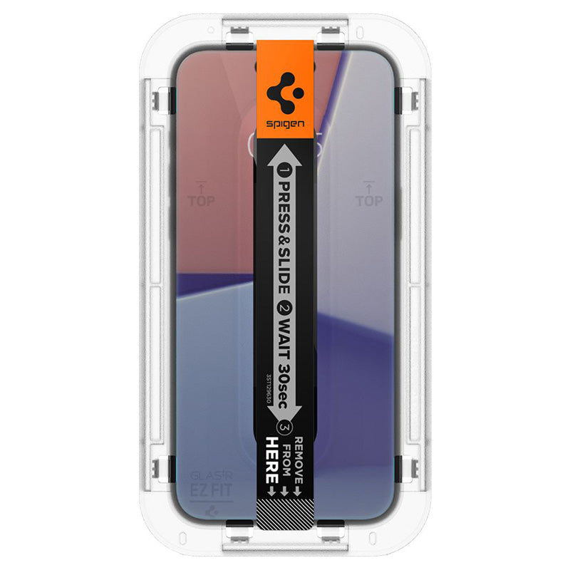 Spigen GLAS.TR EZ FIT Privacy - Gehard glas met privacyfilter voor iPhone 15