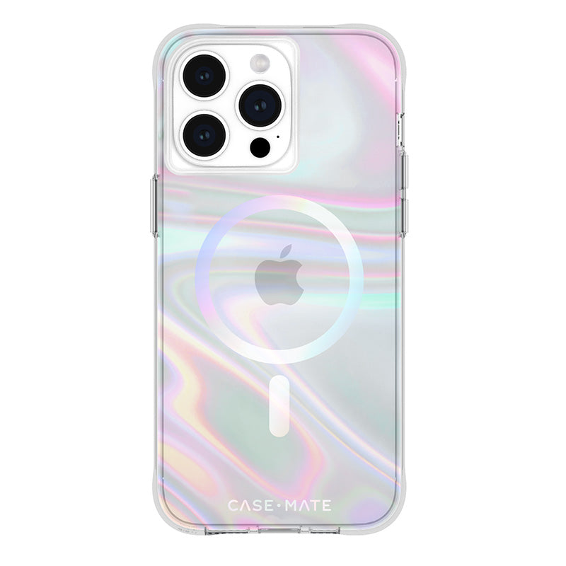 Case-Mate Soap Bubble MagSafe - iPhone 15 Pro Max hoesje (Iriserend)