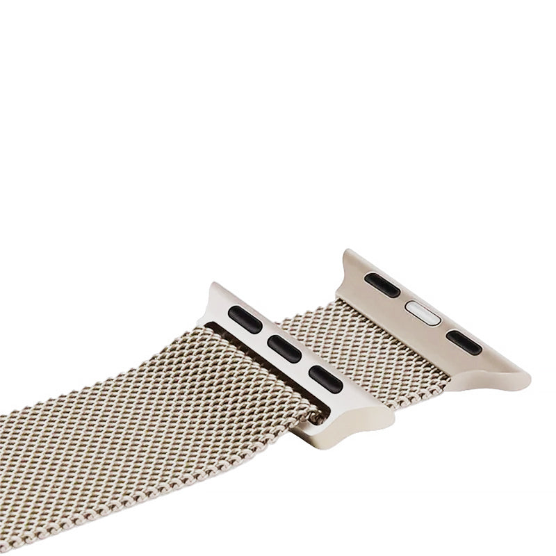 Crong Milano Steel - Roestvrijstalen band voor Apple Watch 42/44/45/49 mm (champagne).