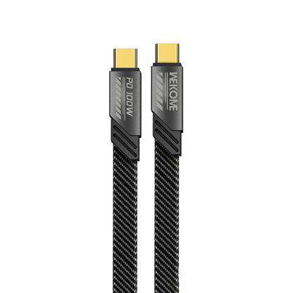 WEKOME WDC-192 Mecha-Serie – USB-C auf USB-C 100 W Schnelllade-Verbindungskabel 1,2 m (trüb)