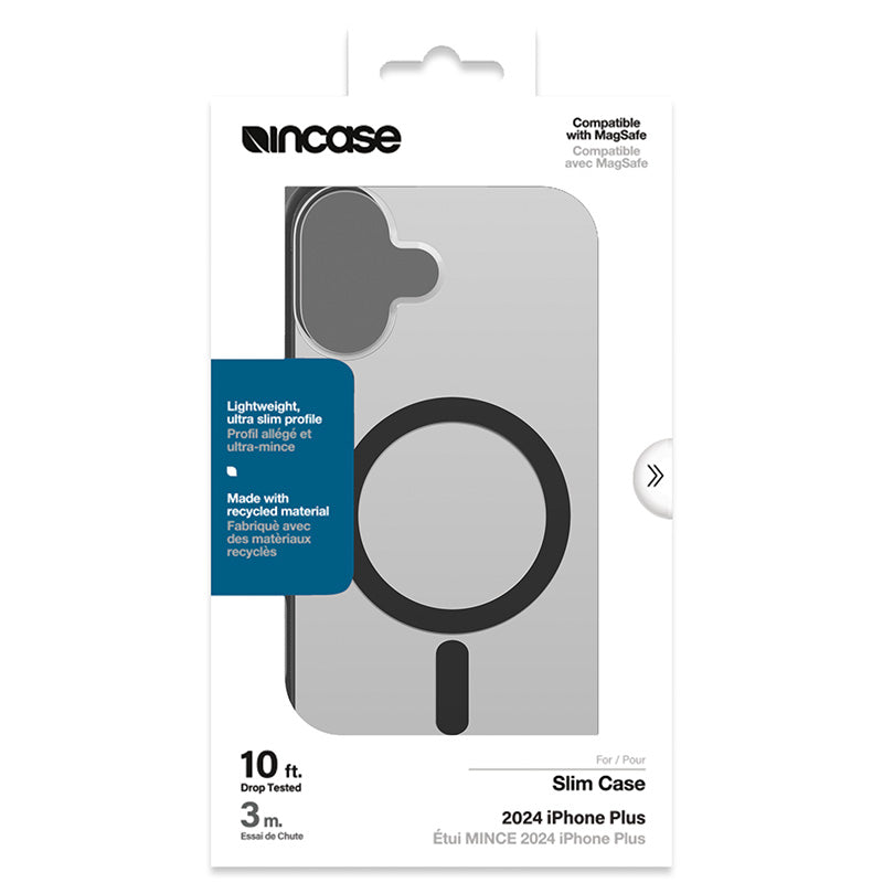 Incase Slim Case MagSafe - Hoesje iPhone 16 Plus (Zwart)