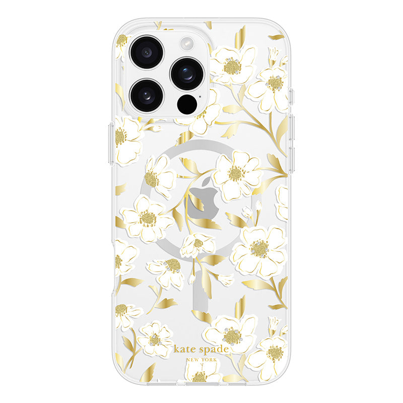 Kate Spade New York Protective Gems MagSafe - Hoesje voor iPhone 16 Pro Max (Sunshine Floral)