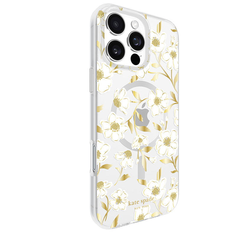 Kate Spade New York Protective Gems MagSafe - Hoesje voor iPhone 16 Pro Max (Sunshine Floral)