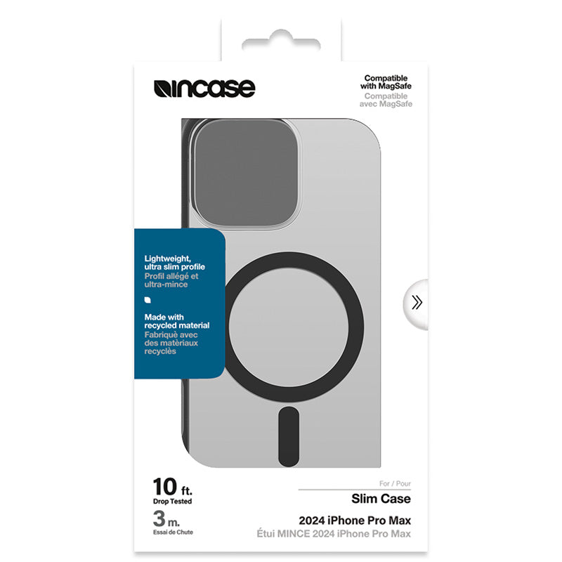 Incase Slim Case MagSafe - Hoesje iPhone 16 Pro Max (Zwart)