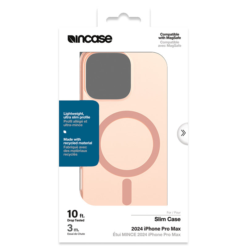 Incase Slim Case MagSafe - Hoesje iPhone 16 Pro Max (Blush Pink)