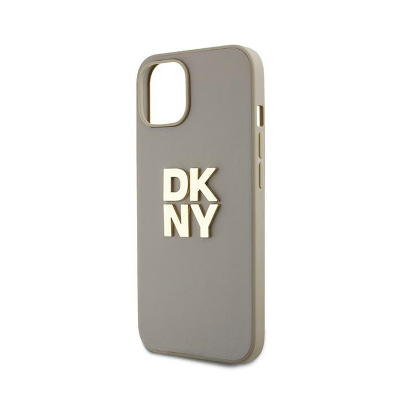 DKNY Polsband Stock Logo - Hoesje voor iPhone 15 / 14 / 13 (Beige)