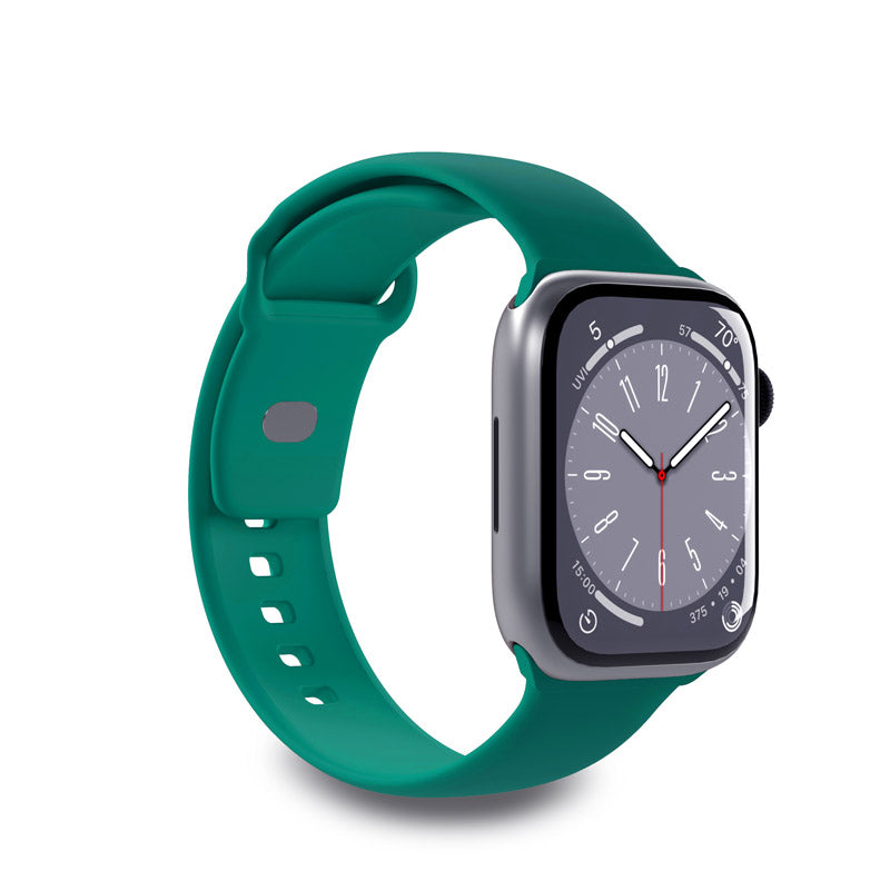 PURO ICON - Elastisches Armband für Apple Watch 42/44/45/49 mm (S/M &amp; M/L) (Jade)