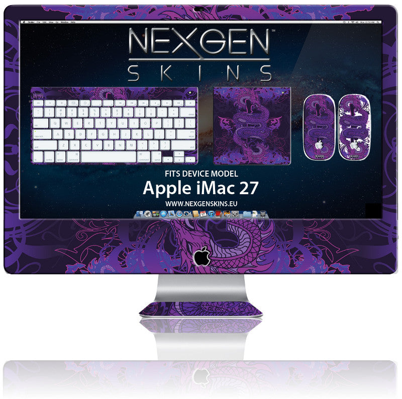 Nexgen-skins met 3D-effect voor iMac 27" (Serpentine 3D)