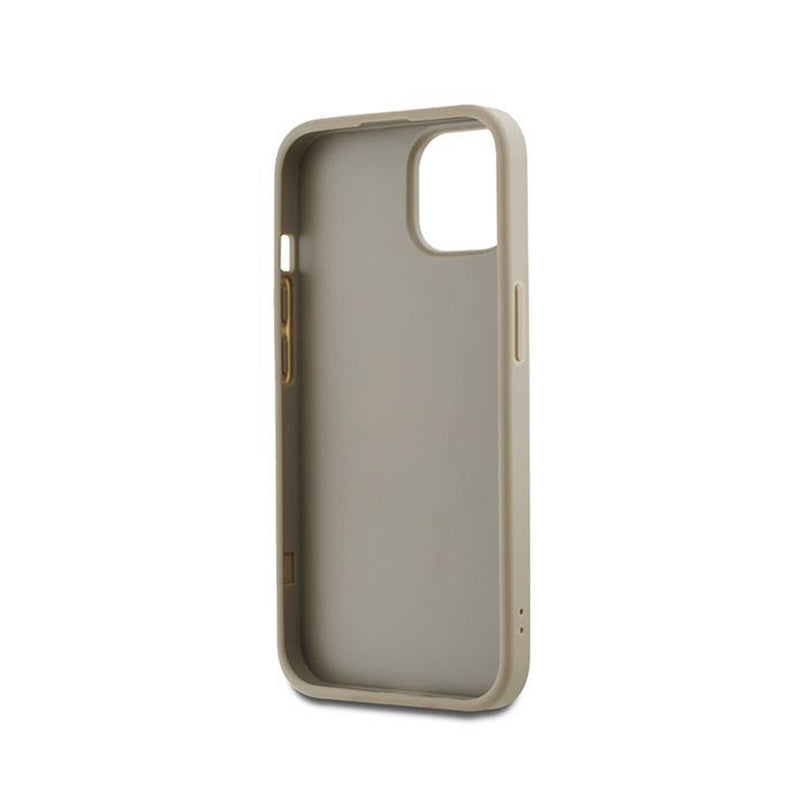 DKNY Polsband Stock Logo - Hoesje voor iPhone 15 / 14 / 13 (Beige)