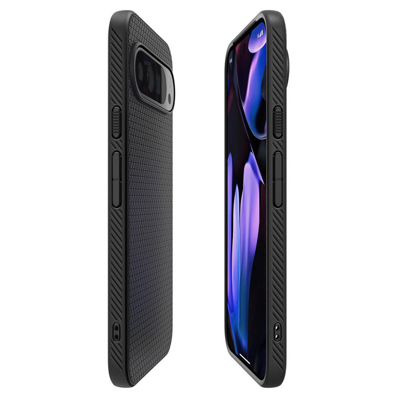 Spigen Liquid Air - Hoesje voor Google Pixel 9 / 9 Pro (Mat Zwart)