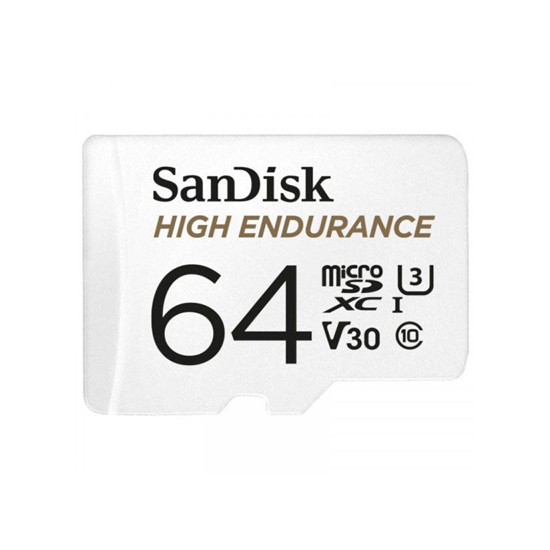 SanDisk High Endurance microSDXC – Speicherkarte 64 GB Klasse 10 UHS-I 100/40 MB/s mit Adapter