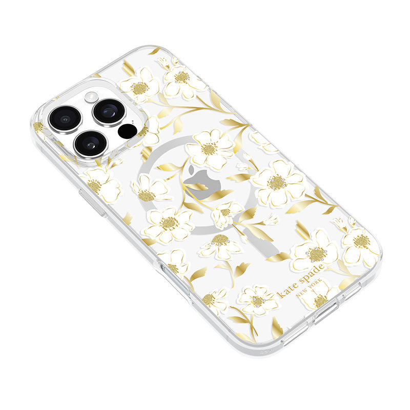 Kate Spade New York Protective Gems MagSafe - Hoesje voor iPhone 16 Pro Max (Sunshine Floral)