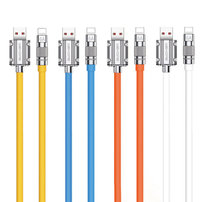 WEKOME WDC-186 Wingle-Serie – USB-A-zu-Lightning-Schnellladeverbindungskabel 1 m (Orange)