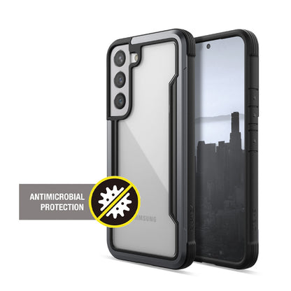 X-Doria Raptic Shield Pro - Case for Samsung Galaxy S22 5G (Antimicrobial Protection) (Black)