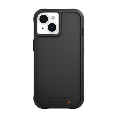 Case-Mate Ultra Tough Plus D3O MagSafe - Hülle für iPhone 15 / iPhone 14 / iPhone 13 (Schwarz)