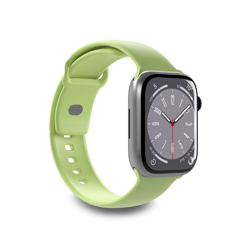 PURO ICON - Elastisches Armband für Apple Watch 42/44/45/49 mm (S/M &amp; M/L) (Matcha Green)