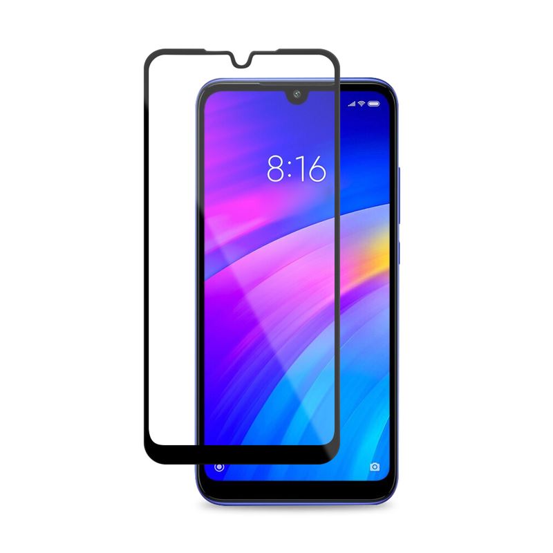 Crong 7D Nano Flexible Glass – Hybrid-Displayschutz mit vollständiger Abdeckung 9H Xiaomi Redmi 7