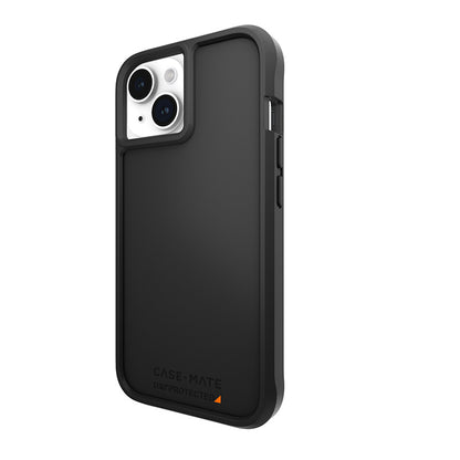Case-Mate Ultra Tough Plus D3O MagSafe - Hülle für iPhone 15 / iPhone 14 / iPhone 13 (Schwarz)