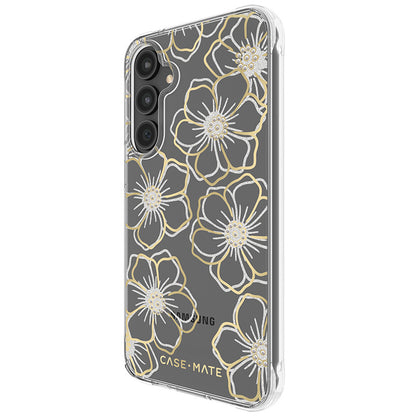 Case-Mate Floral Gems - Hülle für Samsung Galaxy S23 FE 5G (Gold)