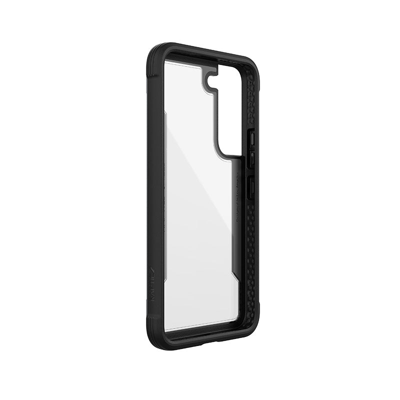 X-Doria Raptic Shield Pro - hoesje voor Samsung Galaxy S22 5G (antimicrobiële bescherming) (zwart)