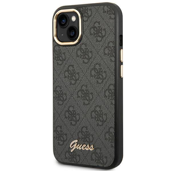 Guess 4G Metal Camera Outline Case - Case voor iPhone 14 Plus (zwart)